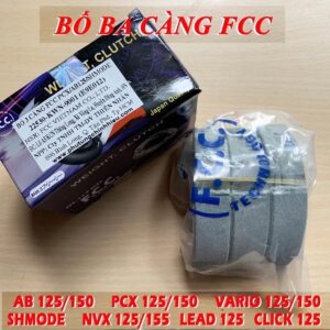 Bố Ba Càng AB 125, Vario, SH, Lead, NVX - FCC Chính Hãng Chống Rung Đầu