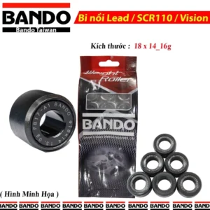 Bi Nồi Bando Lead 110 16g (18x14) Chính Hãng - Chống Rung Đầu