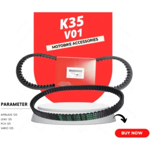 Dây Curoa Vario 125, AB, Lead, PCX 125 - 2 Mặt K35 Indonesia Cao Cấp